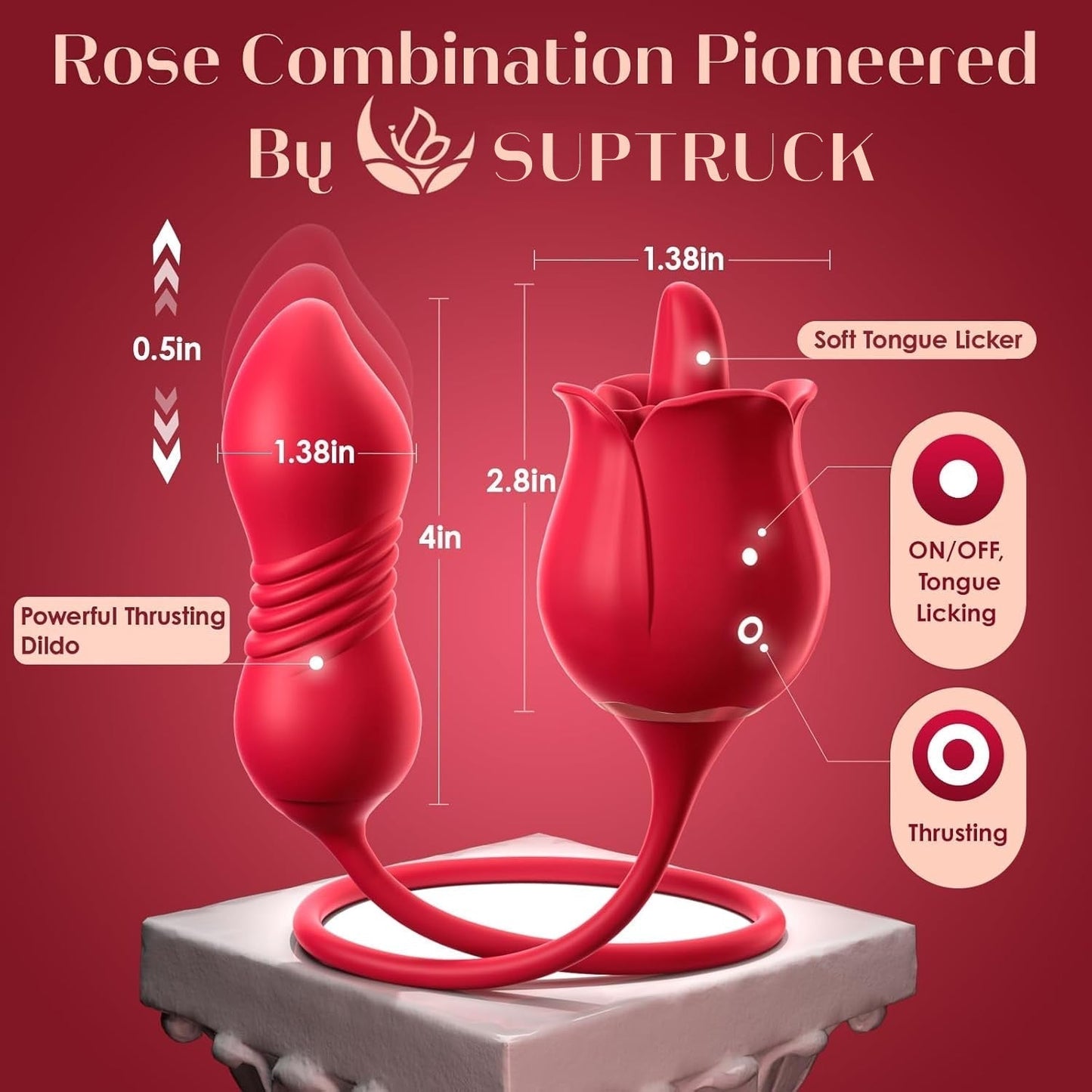 ROSEA Tease & Please Suptruck Vibrator Hemiras