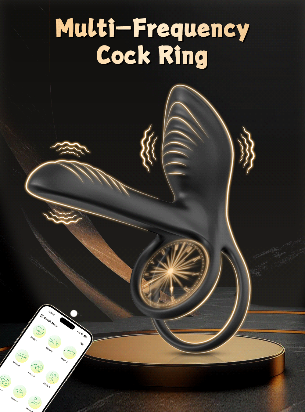 š„2025 Black Rose Ring-FLORAX 15° Curve Boost & Bloom Cock Ring-4 in 1 Couple Toy Penis Ring