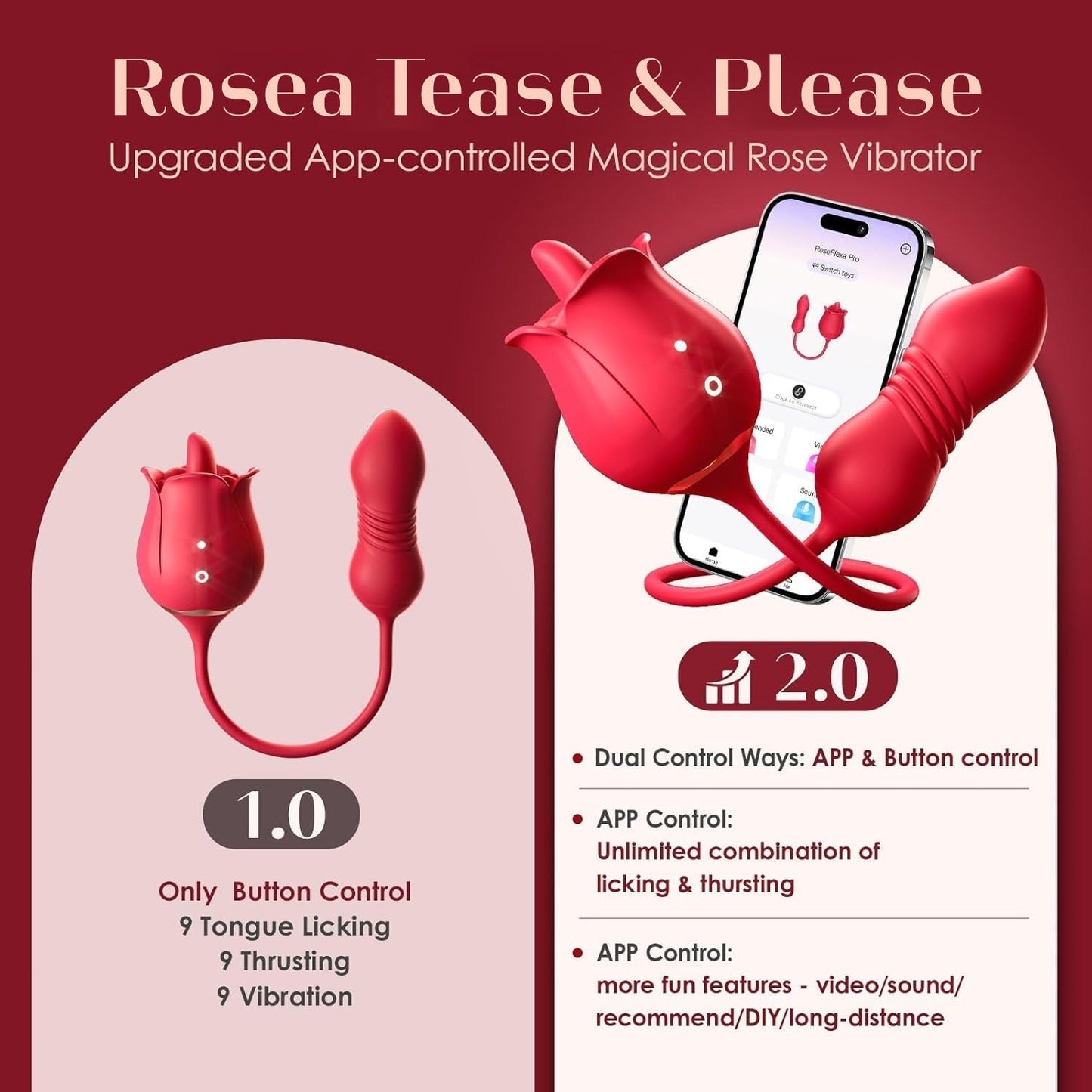 ROSEA Tease & Please Suptruck Vibrator Hemiras