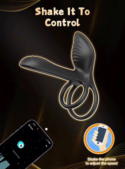 💥2025 Black Rose Ring-FLORAX 15° Curve Boost & Bloom Cock Ring-4 in 1 Couple Toy Penis Ring