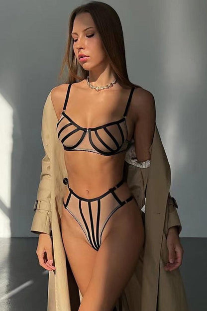 Three-piece lace set - EMILIE